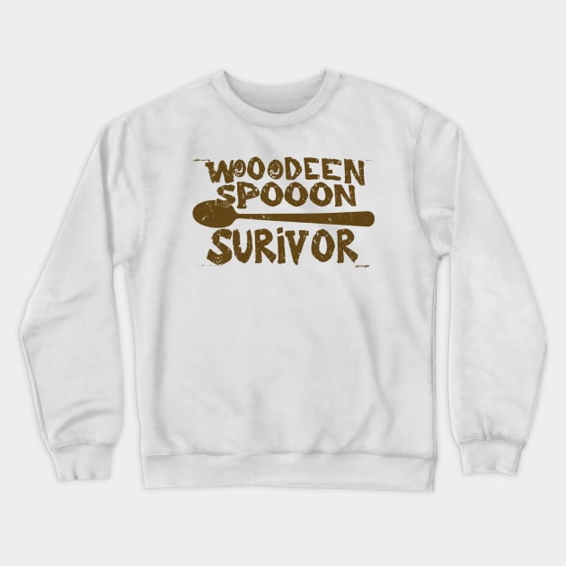 wooden spoon survivor Crewneck Sweatshirt by Aldrvnd